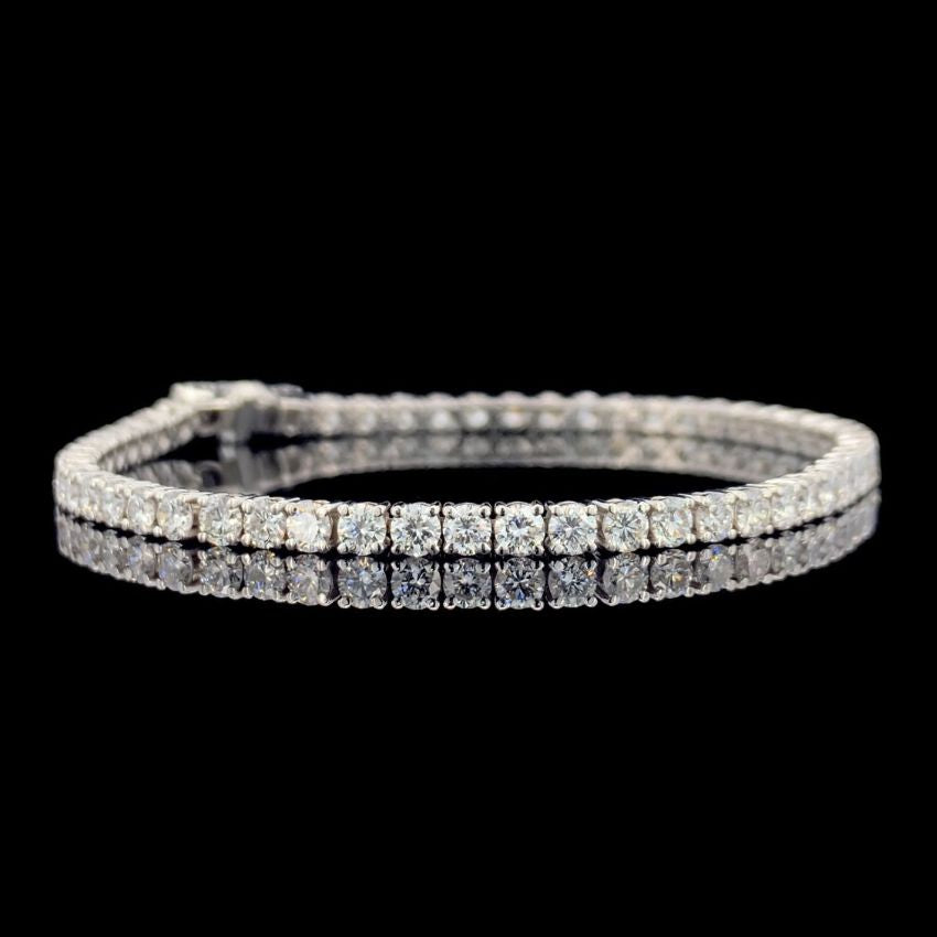 Mirano Jewels TCW 5.20CT Lab Grown Diamond Tennis Bracelet in 9K Gold