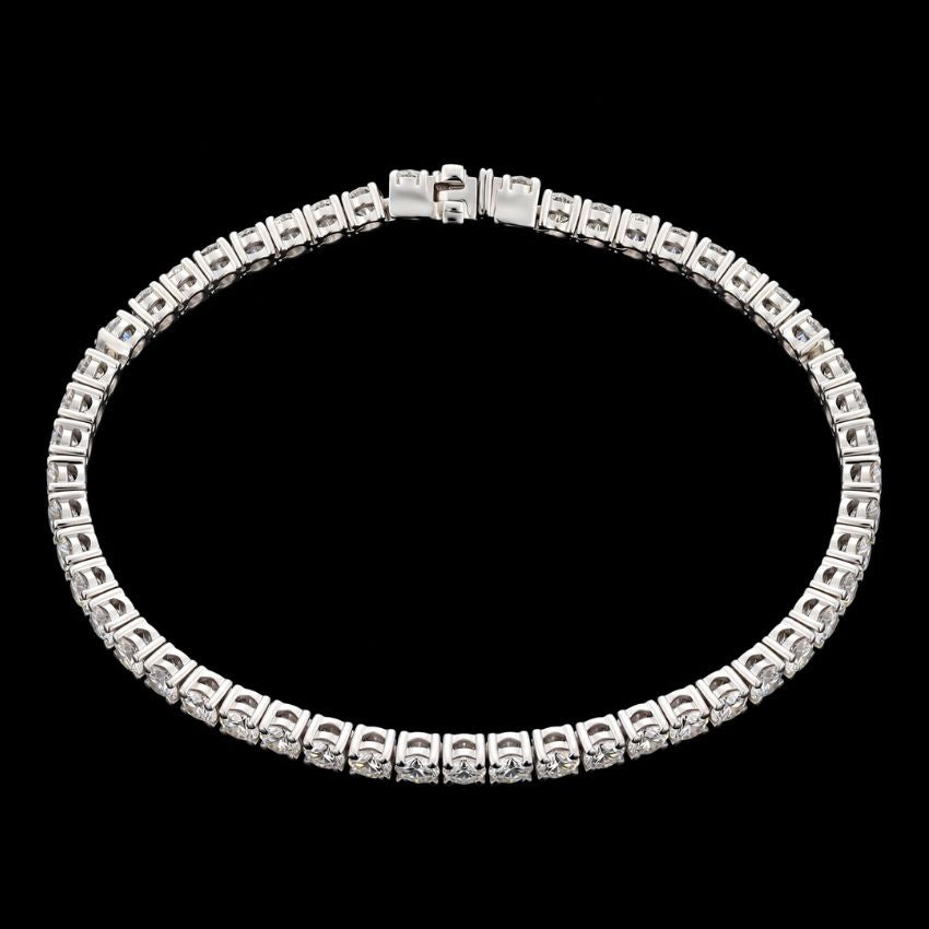 Mirano Jewels TCW 5.20CT Lab Grown Diamond Tennis Bracelet in 9K Gold