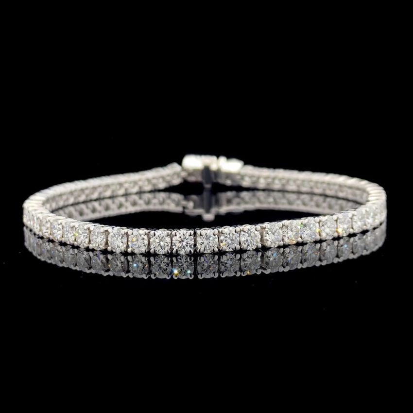 Mirano Jewels TCW 5.20CT Lab Grown Diamond Tennis Bracelet in 9K Gold