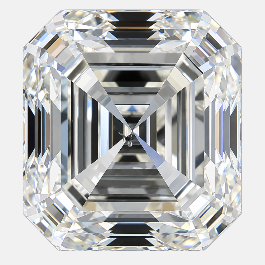 1.00 Carat Asscher Natural Diamond – J Color SI2 Clarity Loose Diamond