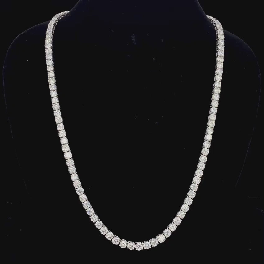 Mirano Jewels TCW 67.20CT Lab Grown Diamond Necklace with 14K Gold
