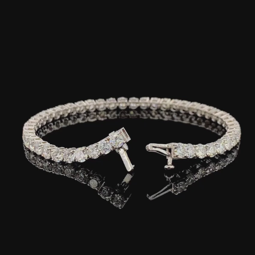 Mirano Jewels TCW 23.20 Carat Brilliant Lab Diamond  Tennis Bracelet in 18K Gold