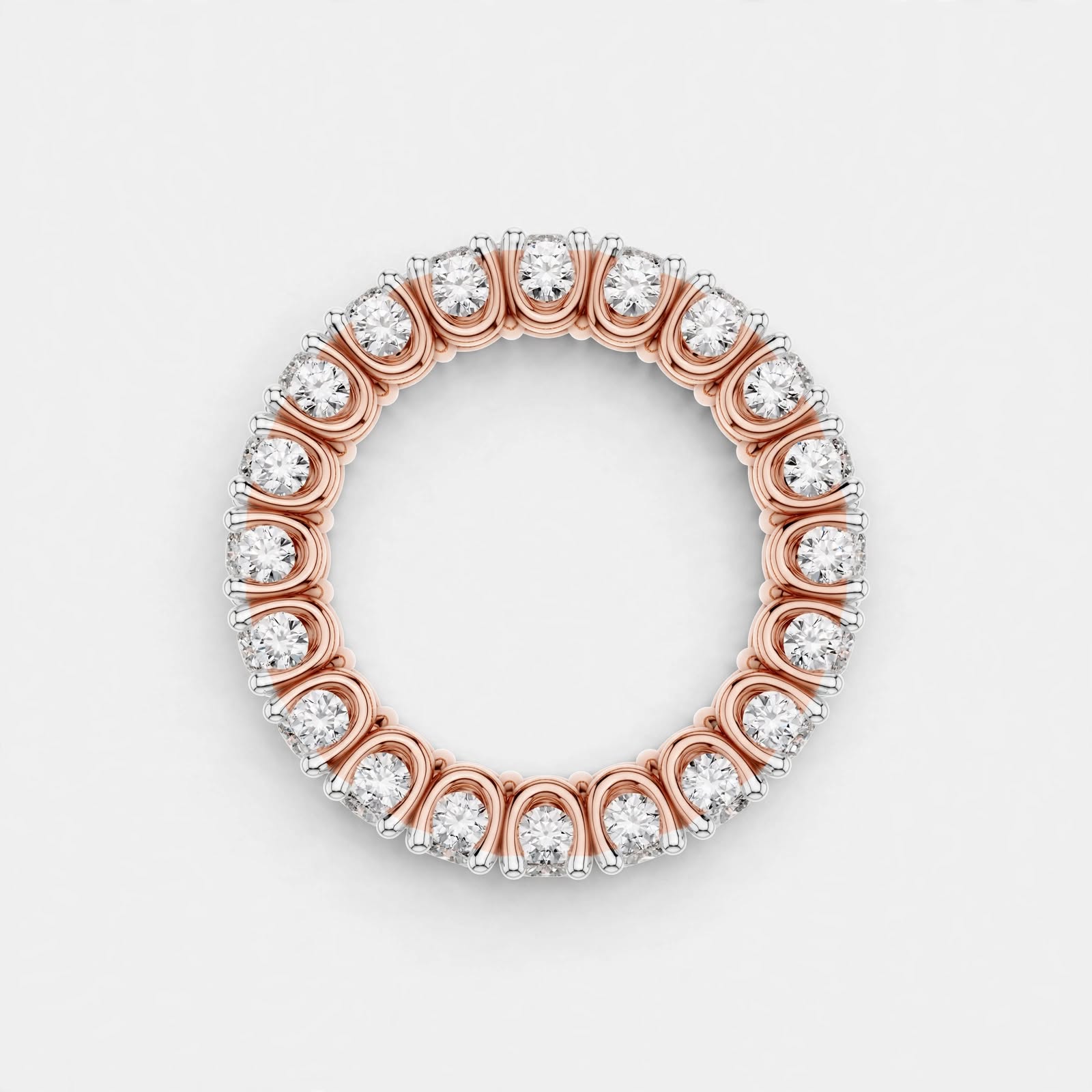1.63CT Lab Grown Diamond Wedding Band Ring|18K Gold