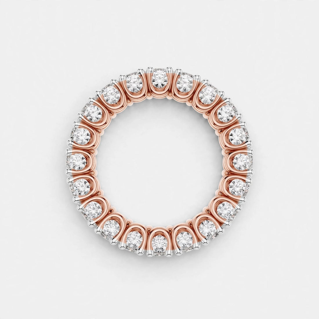 1.63CT Lab Grown Diamond Wedding Band Ring|18K Gold