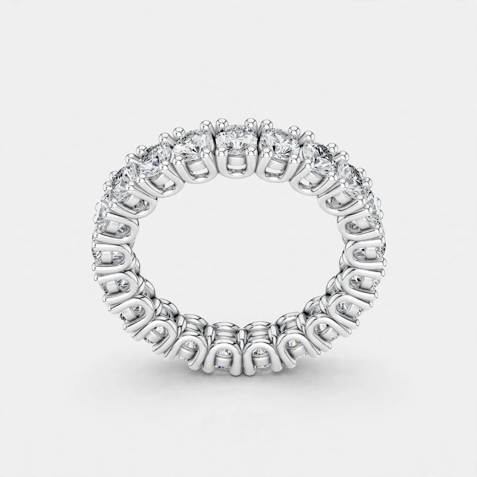1.63CT Lab Grown Diamond Wedding Band Ring|18K Gold