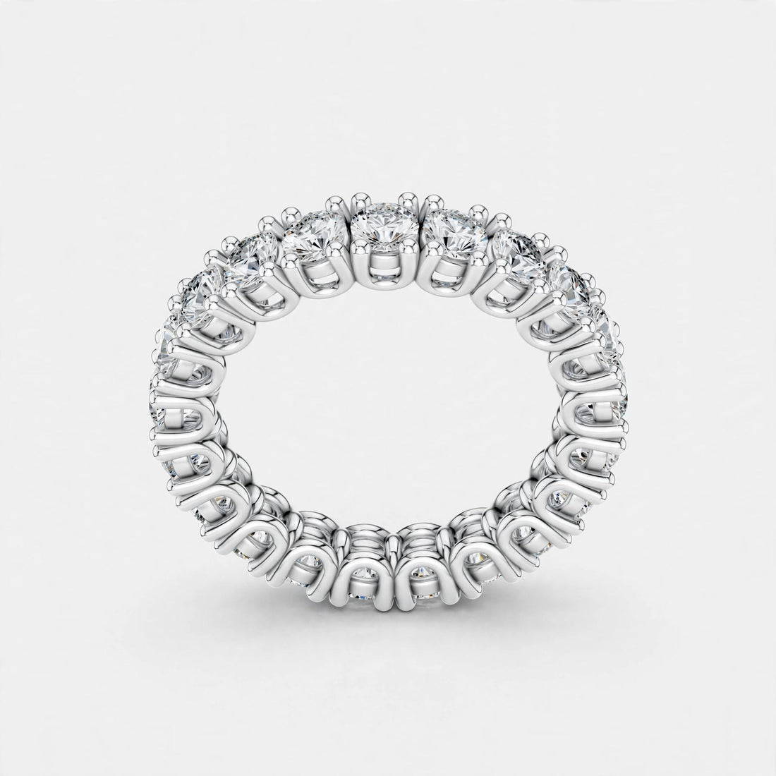 1.63CT Lab Grown Diamond Wedding Band Ring|18K Gold